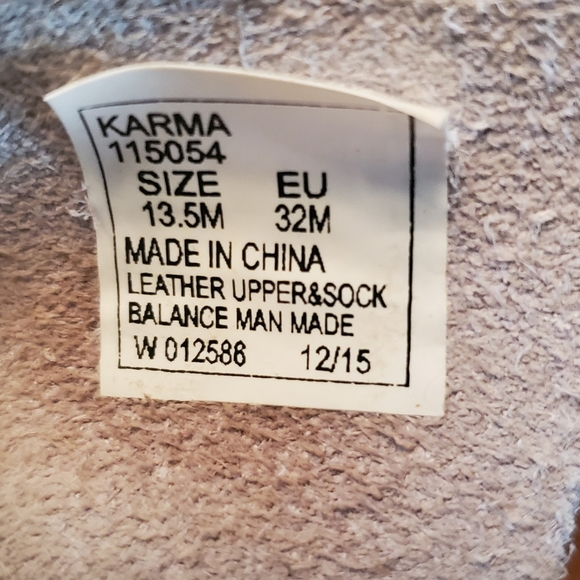 Girls White Velcro Sandals Sz 13.5 - Picture 3 of 5